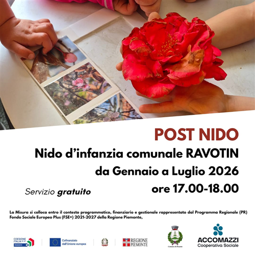 Prolungamento orario asili nido - Anno educativo 2025-2026