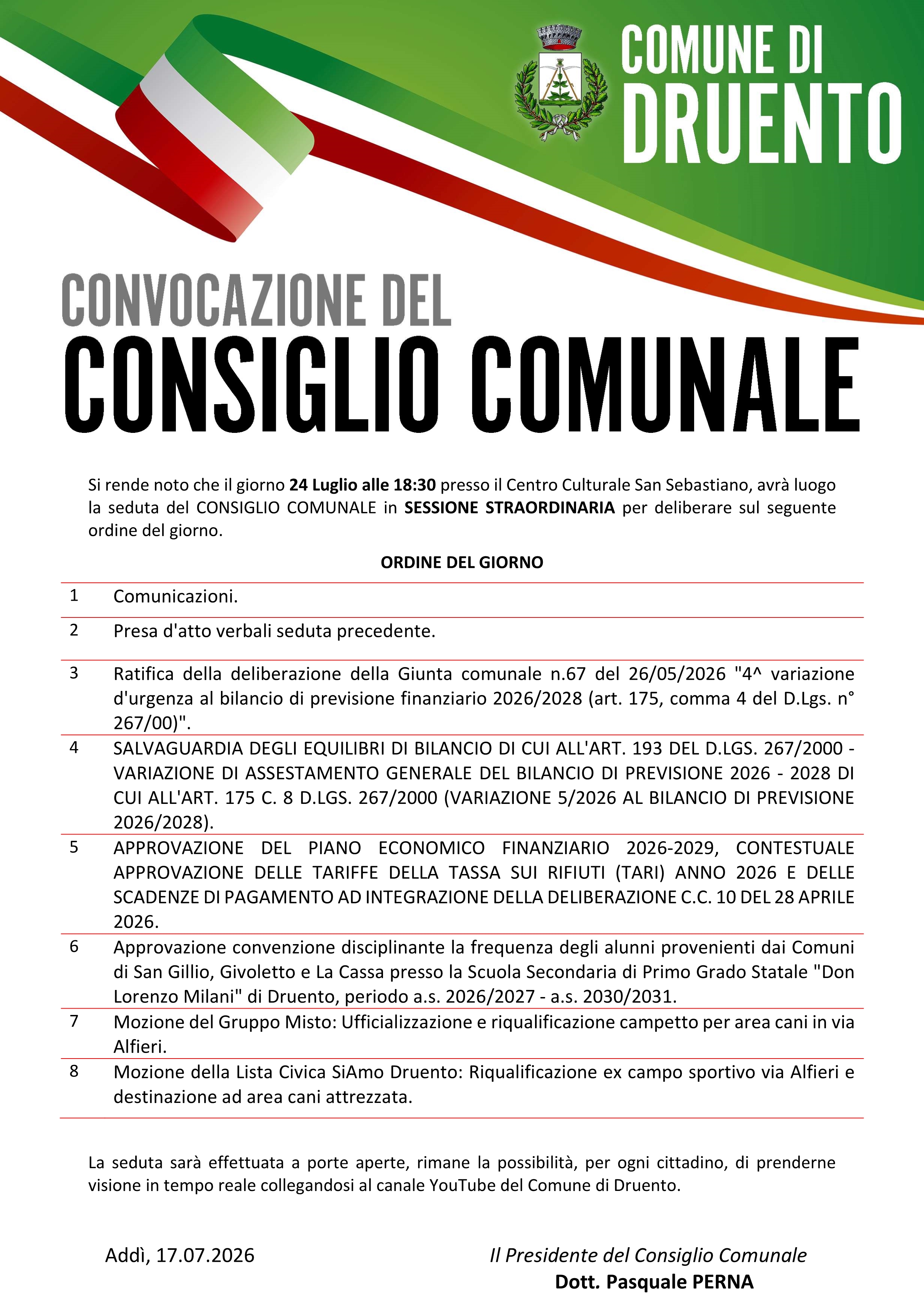 Consiglio Comunale