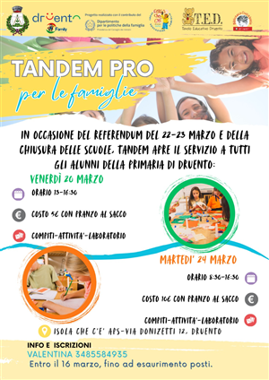 Tandem Pro per le famiglie