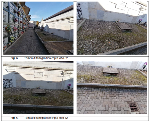 Avviso di pubblicazione di Bando per l'assegnazione in concessione di area e relativa tomba di famiglia tipo cripta contraddistinta in planimetria con il n. 82 nel Cimitero Comunale.