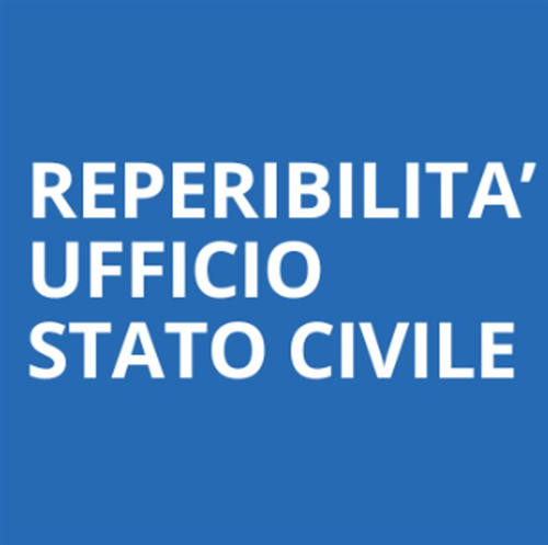 Avviso per la reperibilità del 02/05/2026